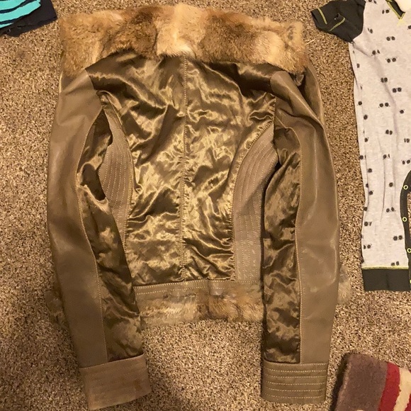 Cache women’s olive green jacket size 2 - Picture 2 of 2